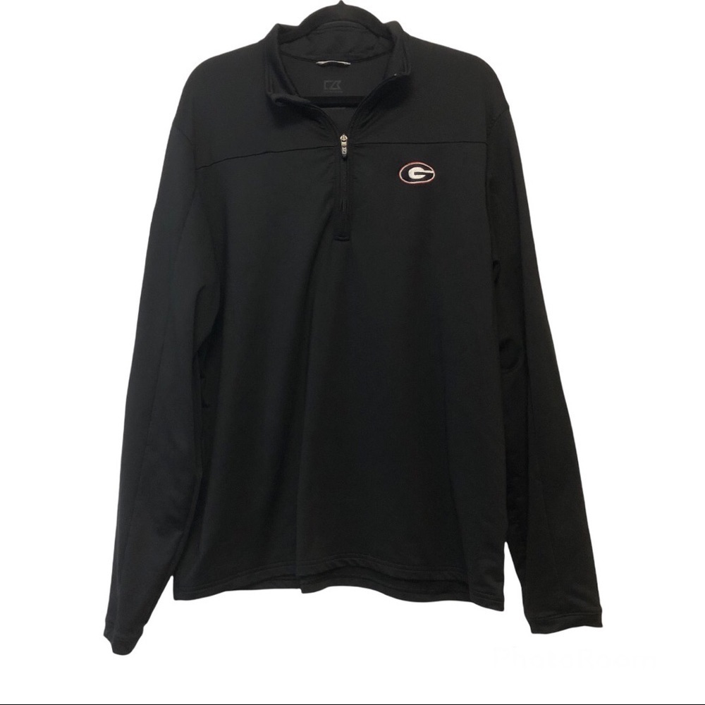 Cutter & Buck University of Georgia 2018 National Championship Black Quarter Zip